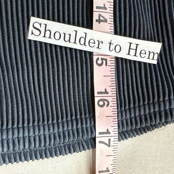 NWT SIZE L HYFVE Ribbed Blue Skirt Set - Picture 8 of 13